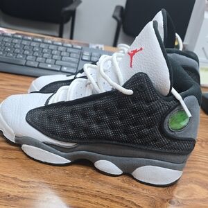 Jordan Kids Sneakers Black White Red